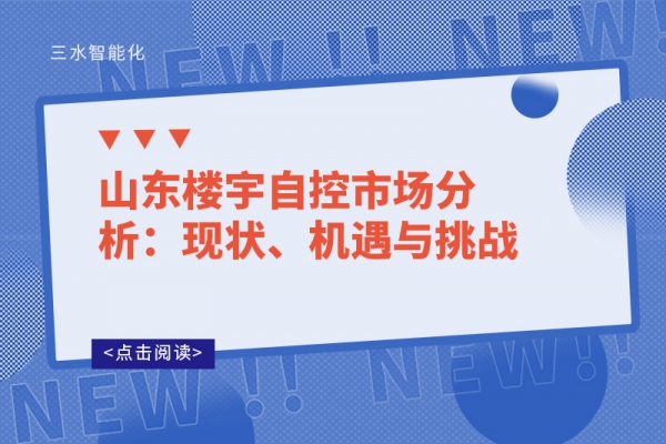 山東樓宇自控市場分析：現狀、機遇與挑戰